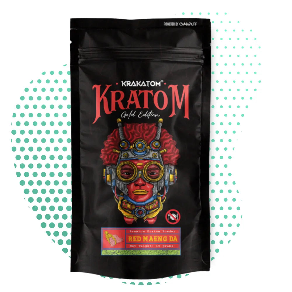 Kratom Pulver - Red Maeng Da - Gold Edition Canapuff