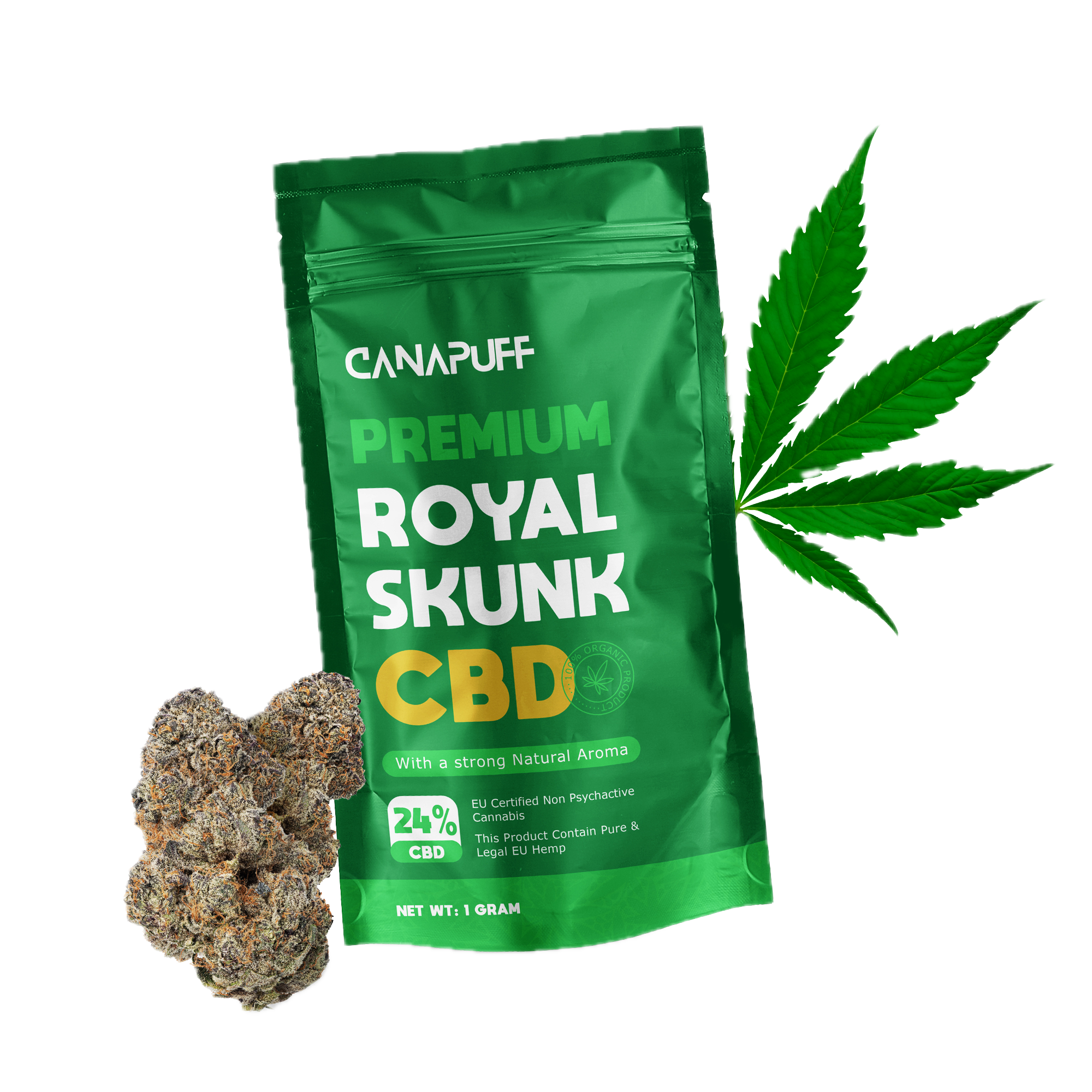 CBD Blüten Royal Skunk 24%