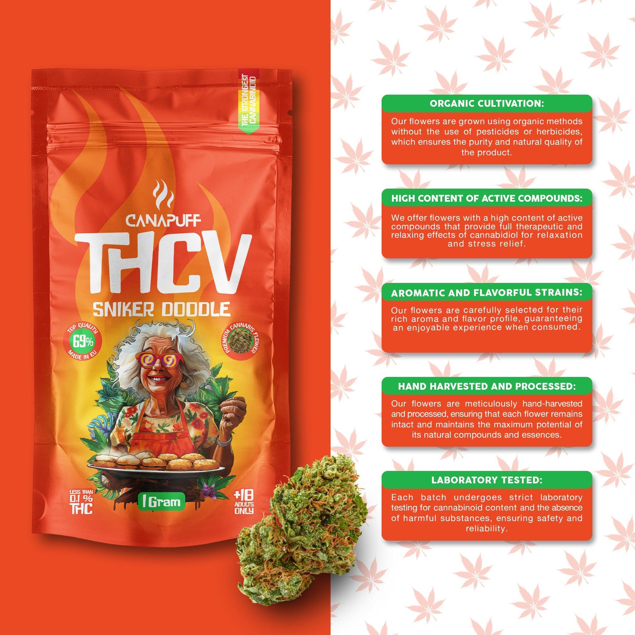 Canapuff - Sniker Doodle 69% - THCv Blüten-Canapuff