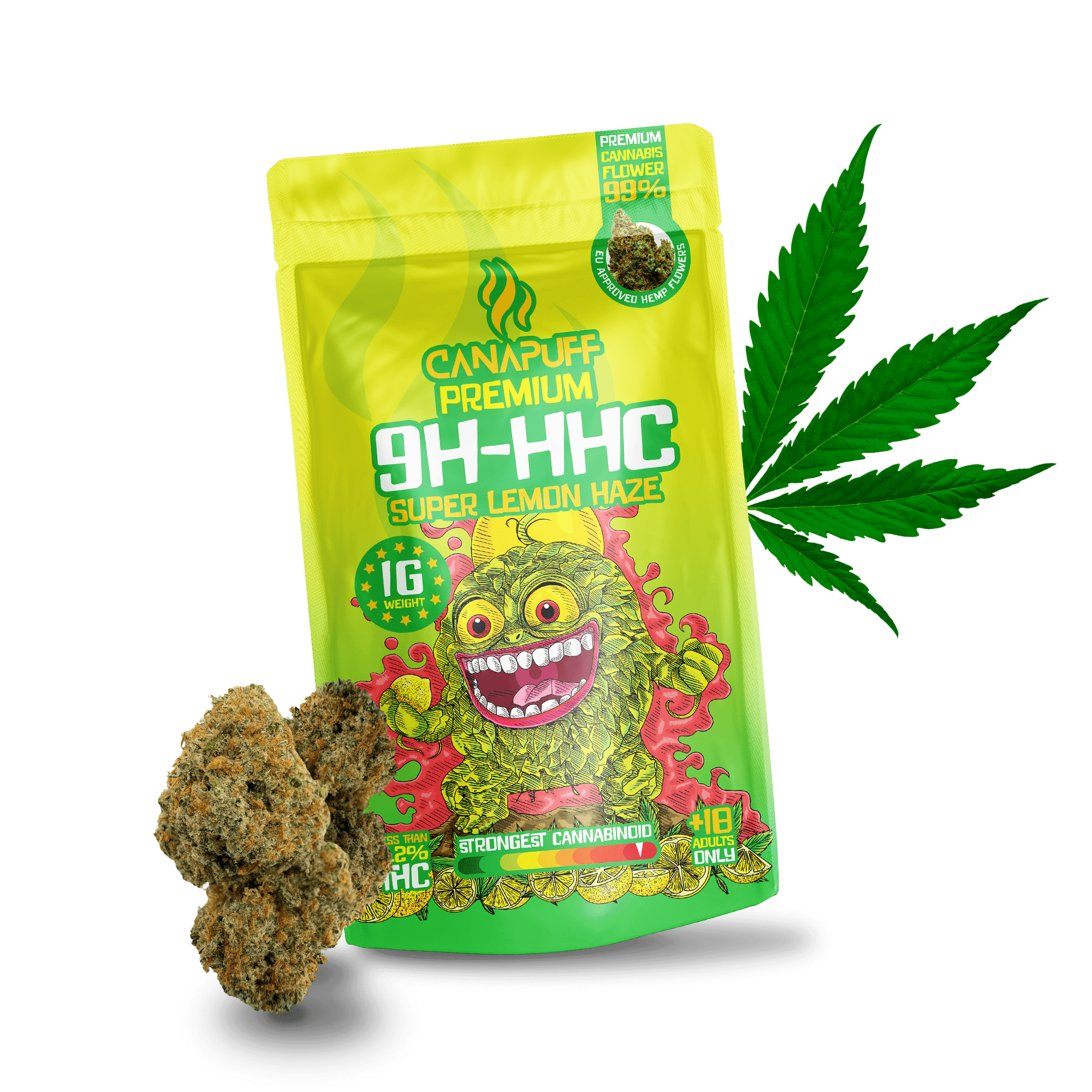 9H-HHC Blüten Super Lemon Haze 99%