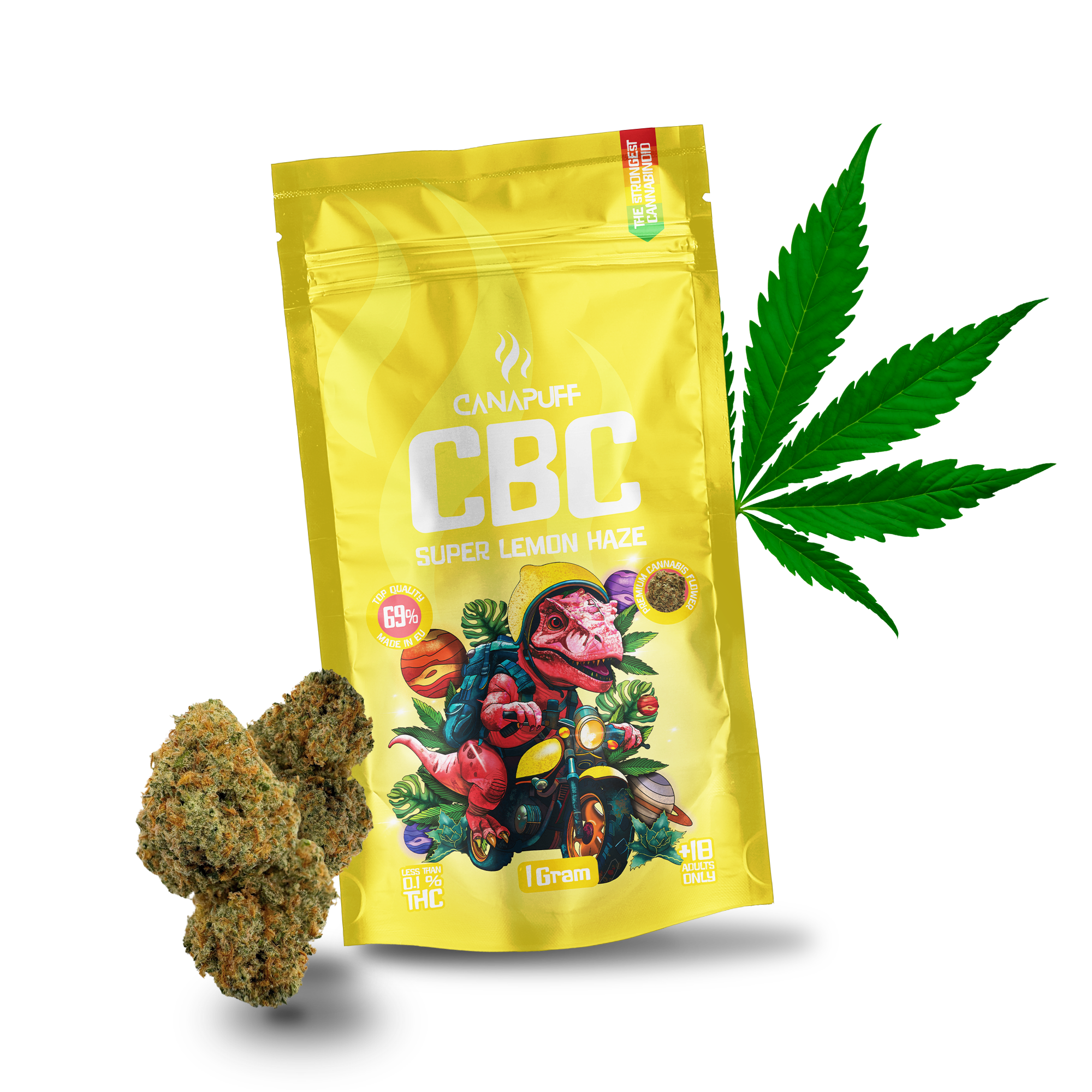 Canapuff - Super Lemon Haze 69% - CBC Blüten