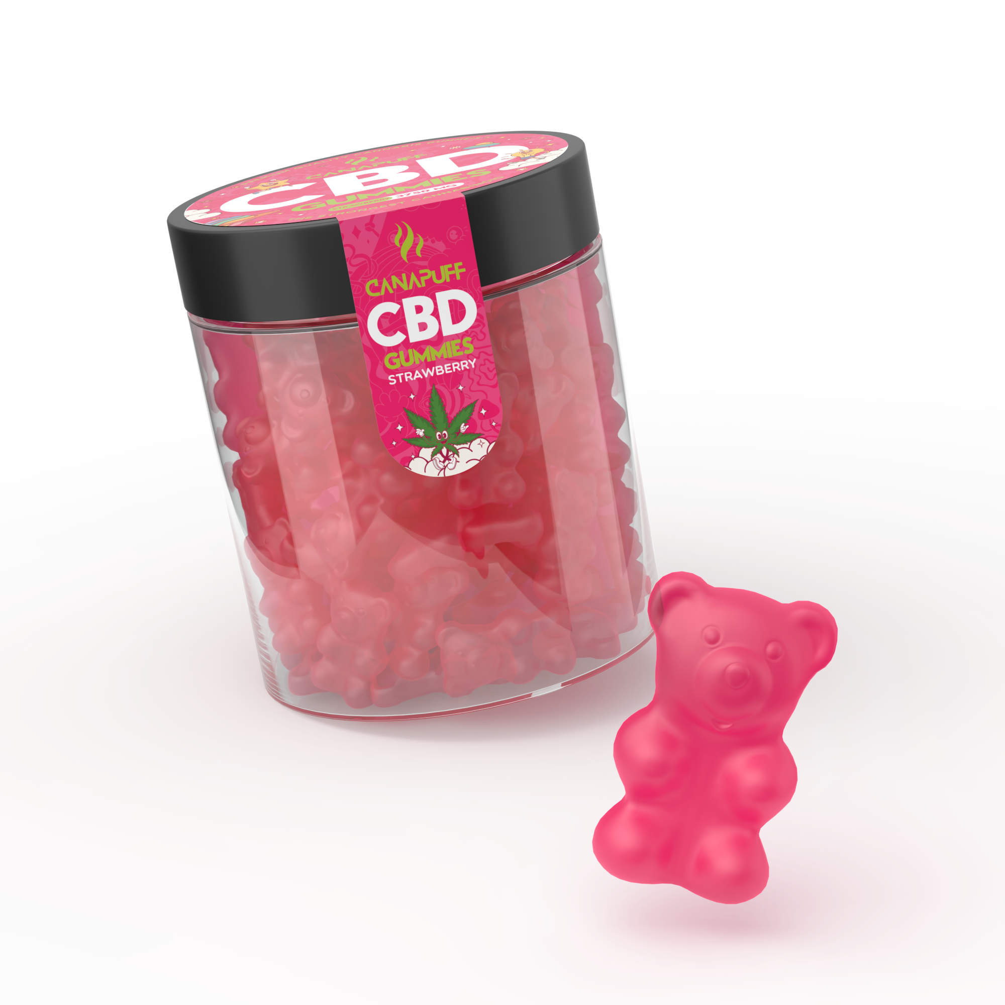 Canapuff - CBD Gummibärchen - Erdbeere
