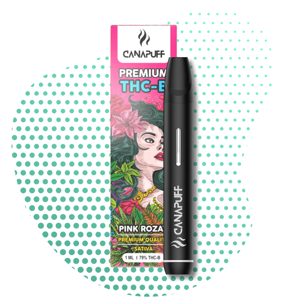 Pink Rozay 79% THC B Canapuff Einmalgebrauch 1ml