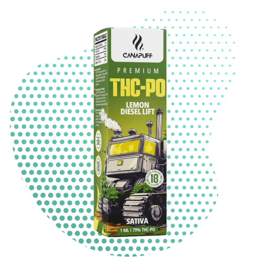 Lemon Diesel Lift 79% THC PO Canapuff EINMALIGER GEBRAUCH 1ml