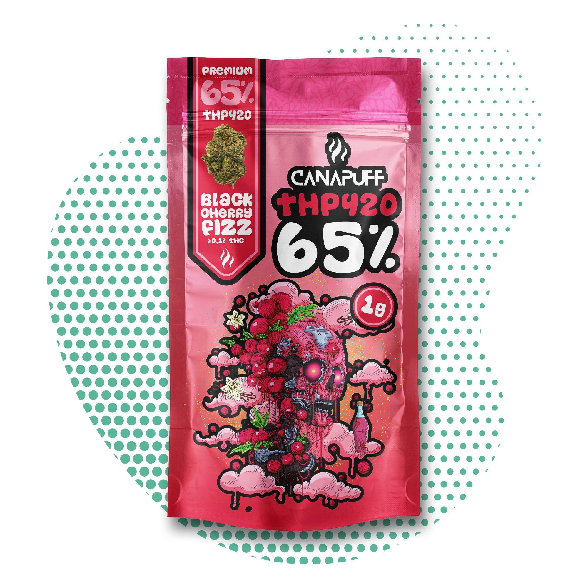 Black Cherry Fizz 65% - THP420 Blüten-Canapuff