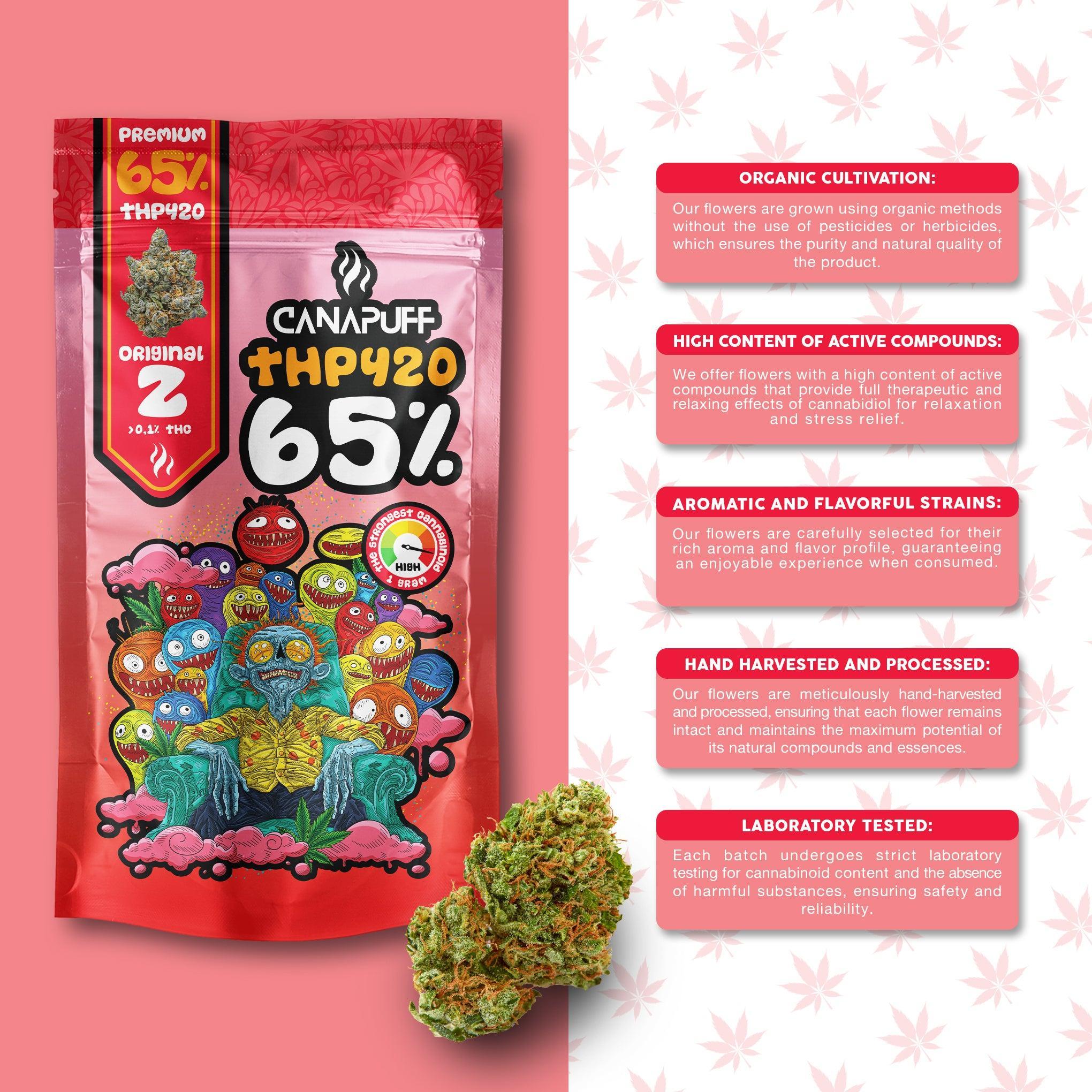 Canapuff - Original Z 65% - THP420 Blüten-Canapuff