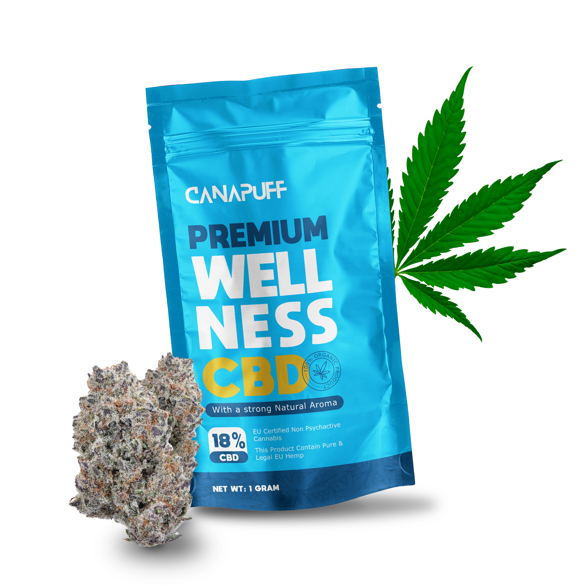 Canapuff - Wellness 18% - CBD Blüten