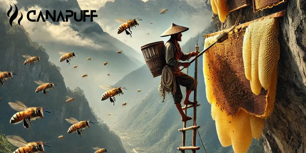 Mad Honey, Nepal-Honig, psychedelische Wirkungen, Honigernte