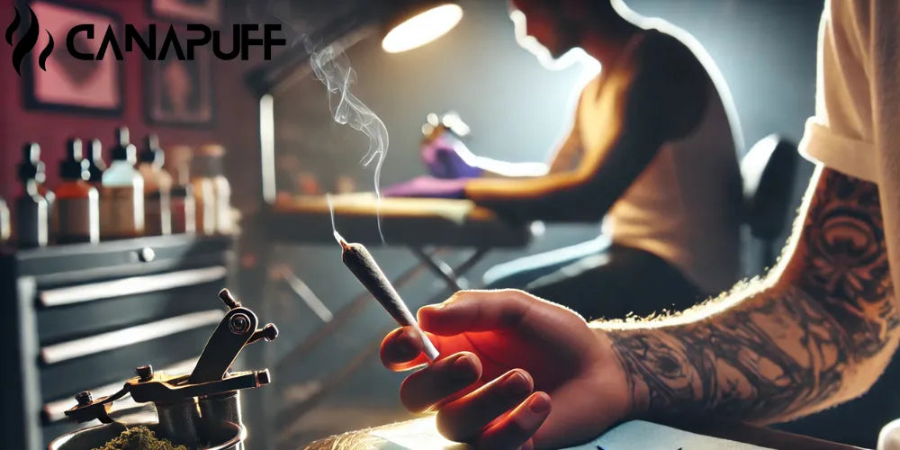 Vor dem Tätowieren weed rauchen, weed, Tätowierung, Tipps