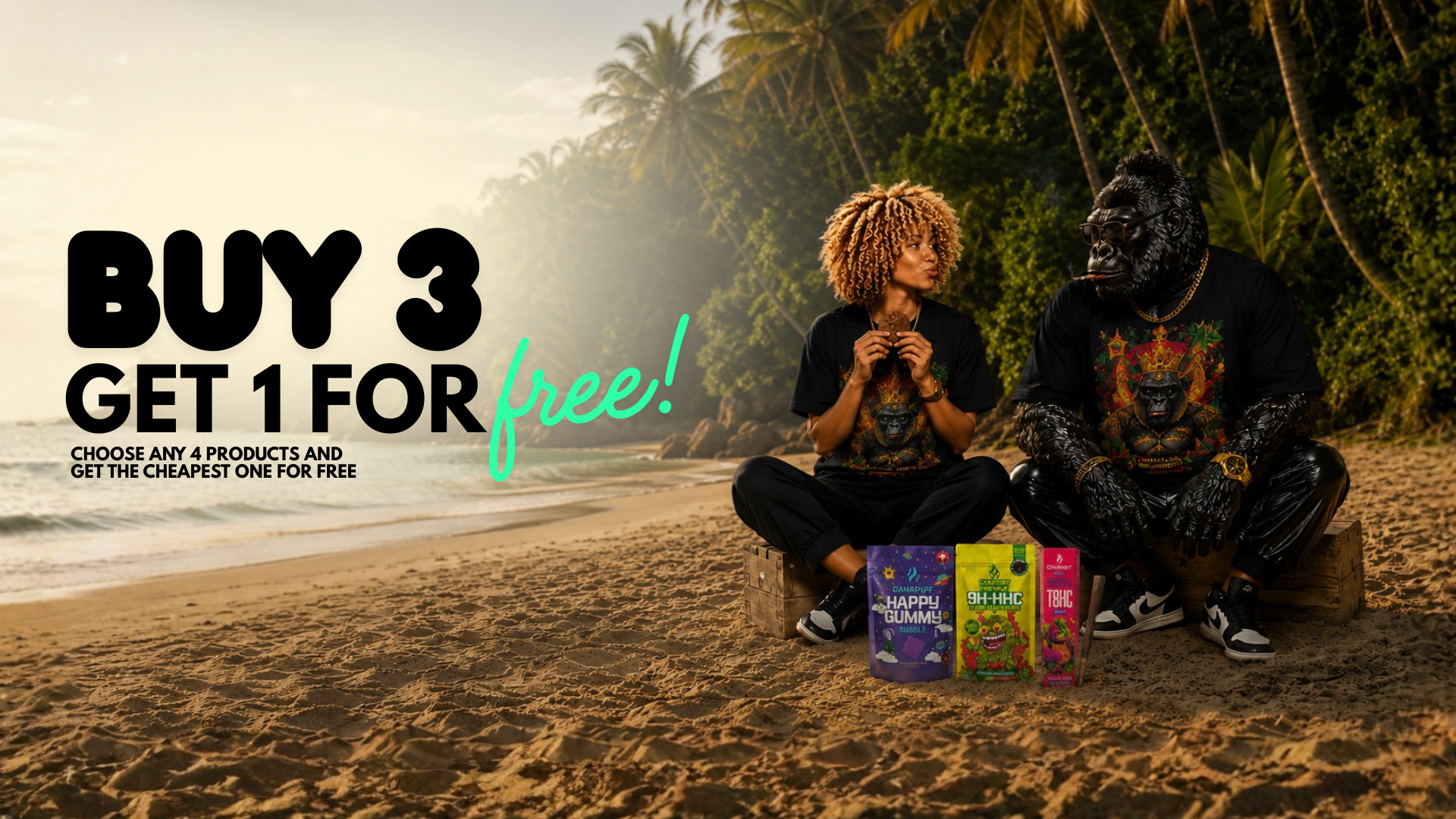 Buy 3 Get 1 FREE