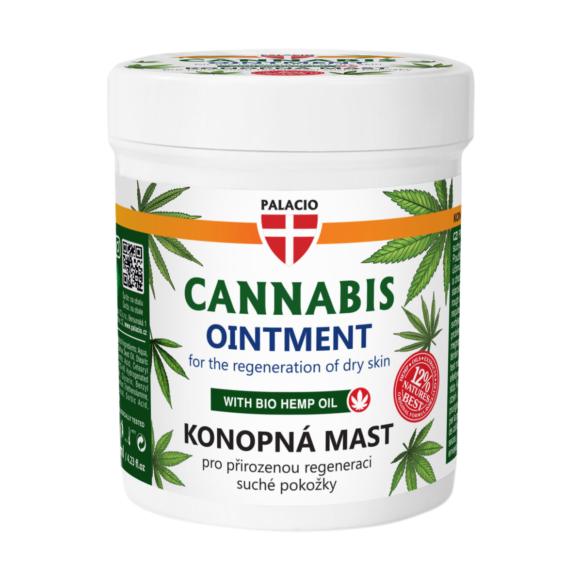 Hemp regenerating ointment, 125 ml - Palacio
