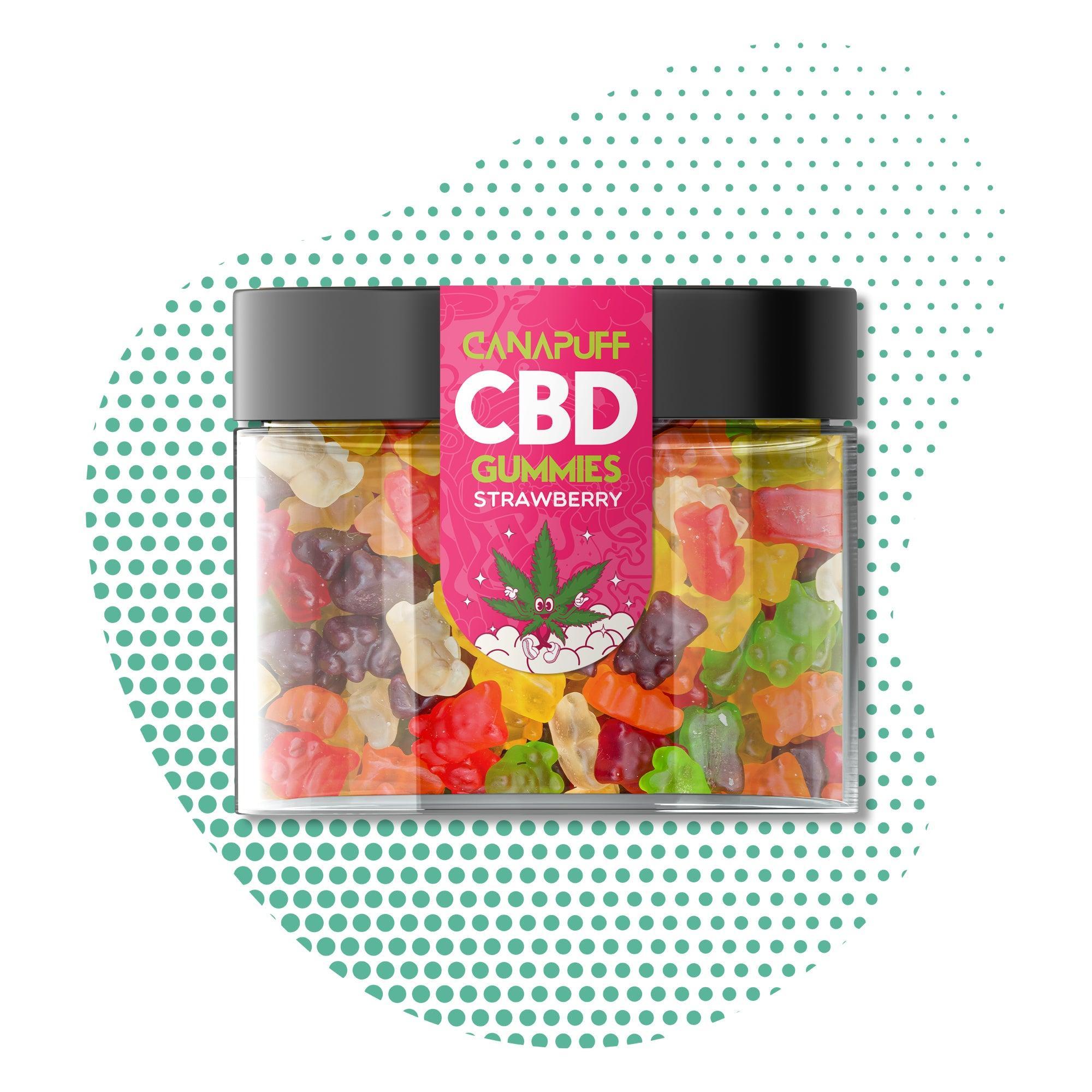 Canapuff - CBD Gummibärchen - Erdbeere-Canapuff