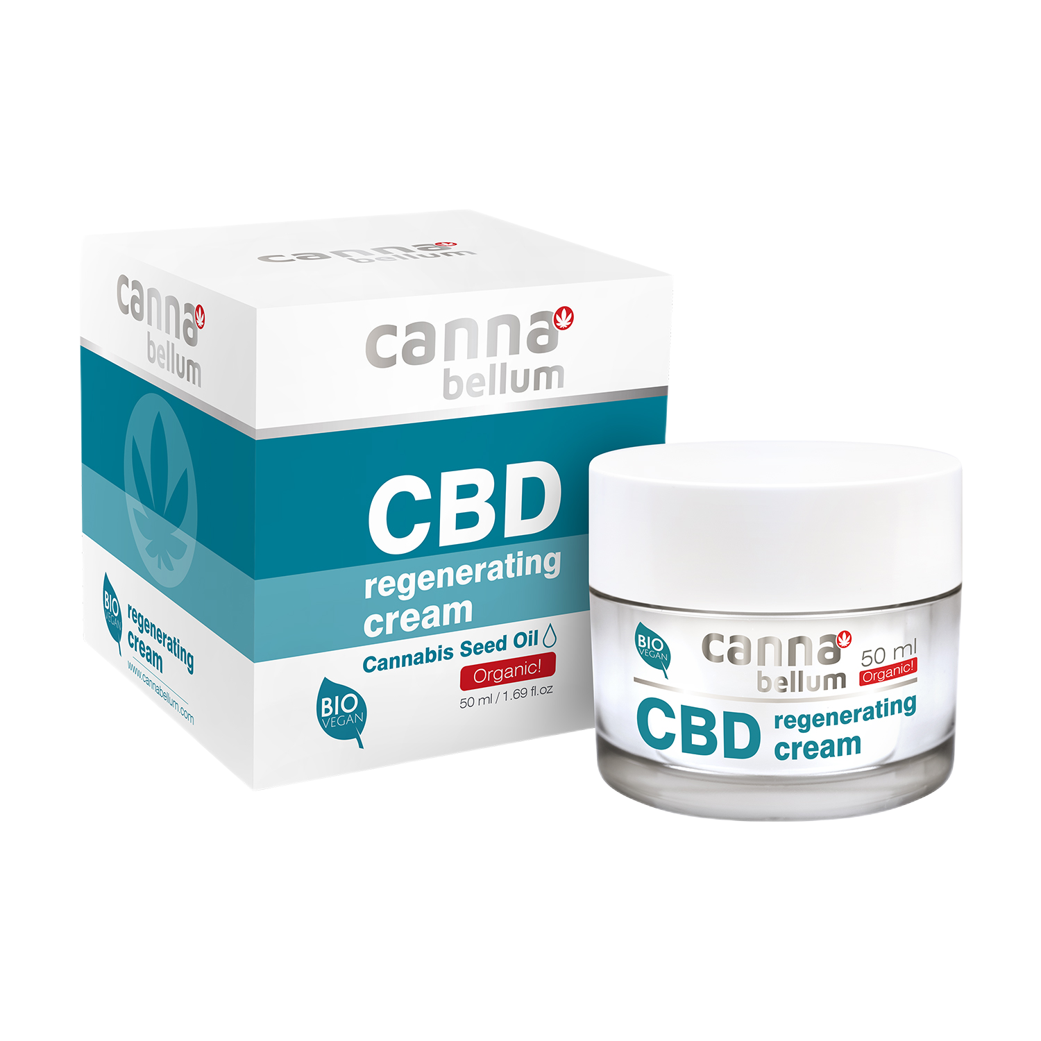 Cannabellum CBD regenerating cream, 50ml - Palacio
