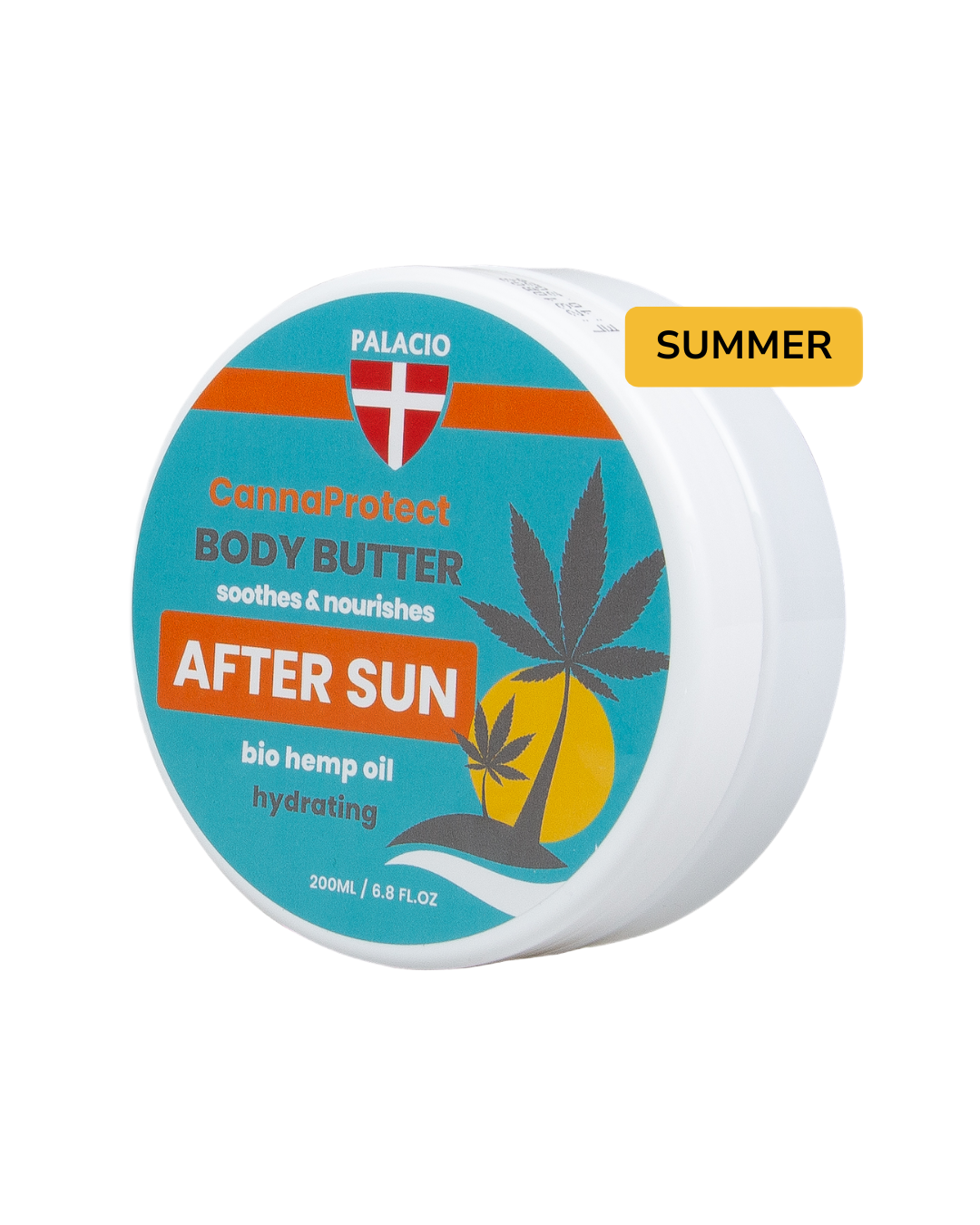 CannaProtect - After sun body butter with hemp, 200 ml - Palacio