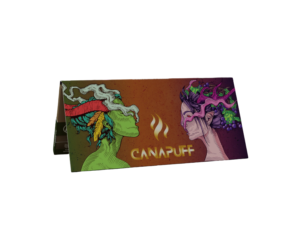 Canapuff Rolling Papers - Maxi Pack KSW with Tips - Amnesia
