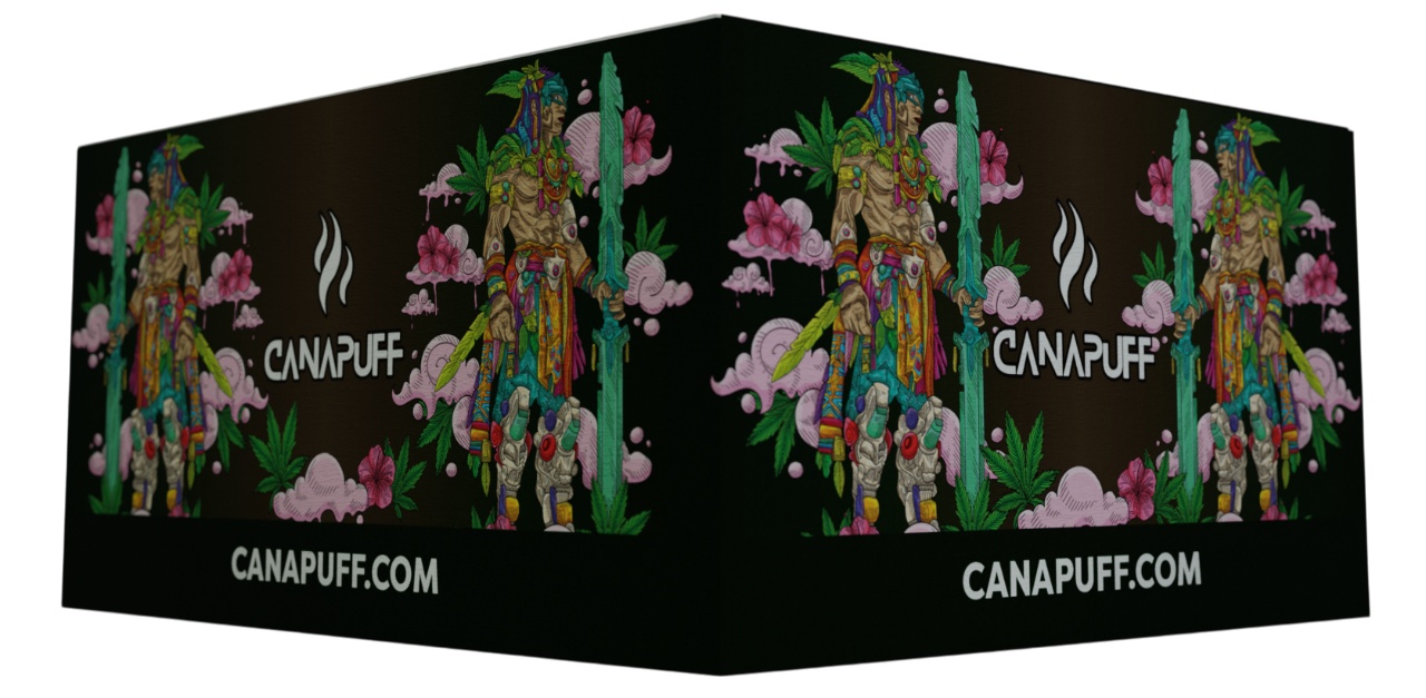 Canapuff Rolling Papers - Carbon Combo Pack - Green Crack