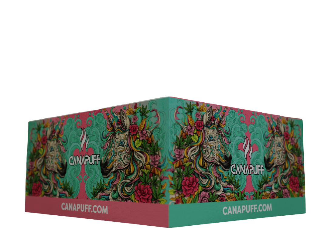 Canapuff Rolling Papers - Maxi Pack KSW with Tips - Unicorn Piss