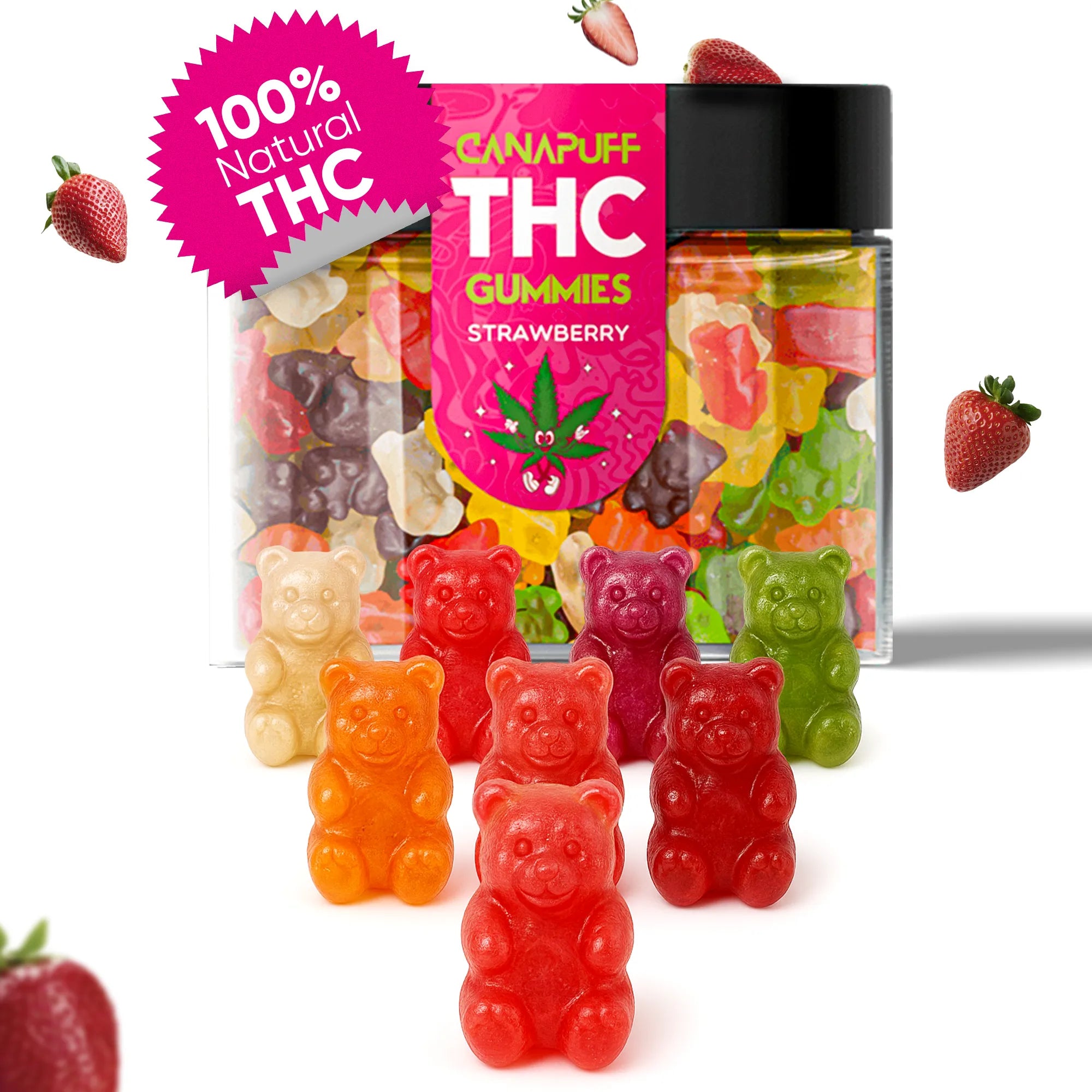 THC Gummibärchen Erdbeere