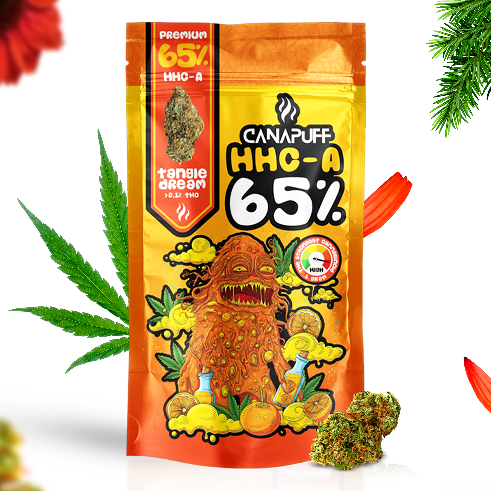 Canapuff - Tangie Dream 65% - HHC-A Blüten