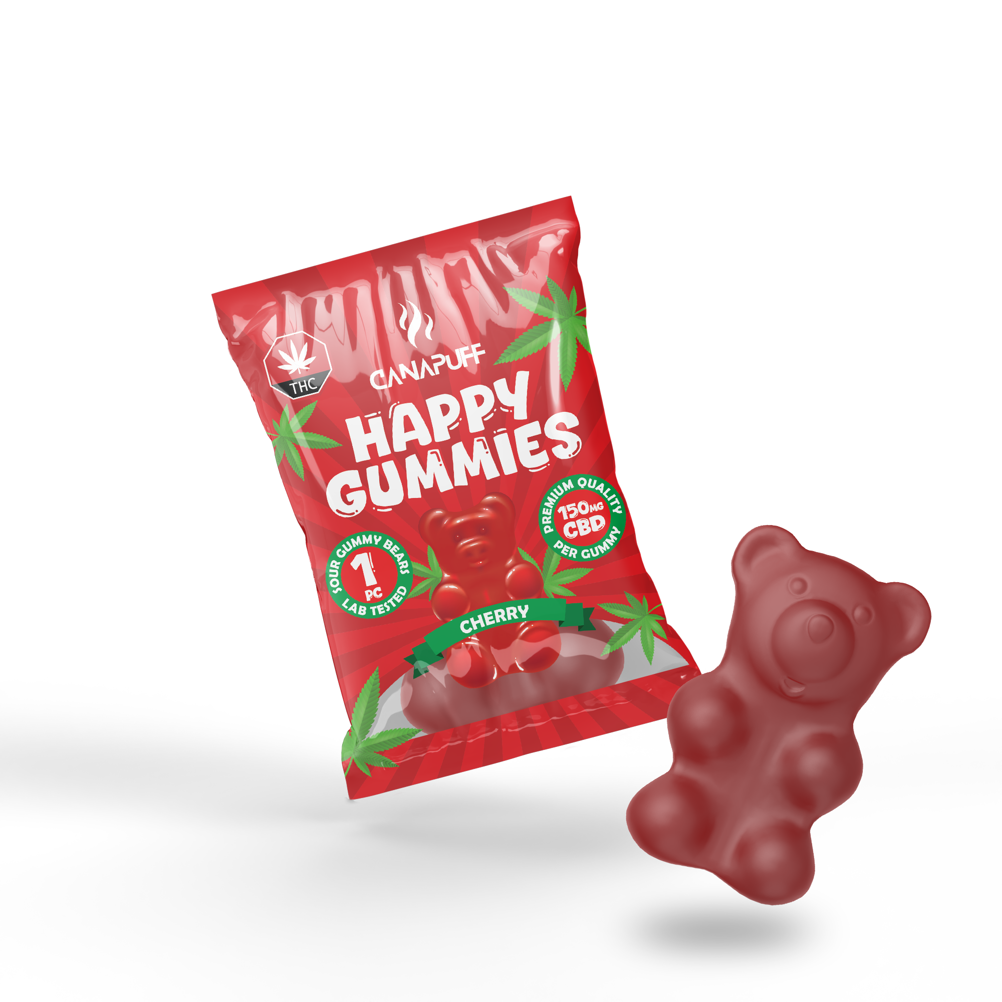 Canapuff - CBD Gummibärchen - Kirsche