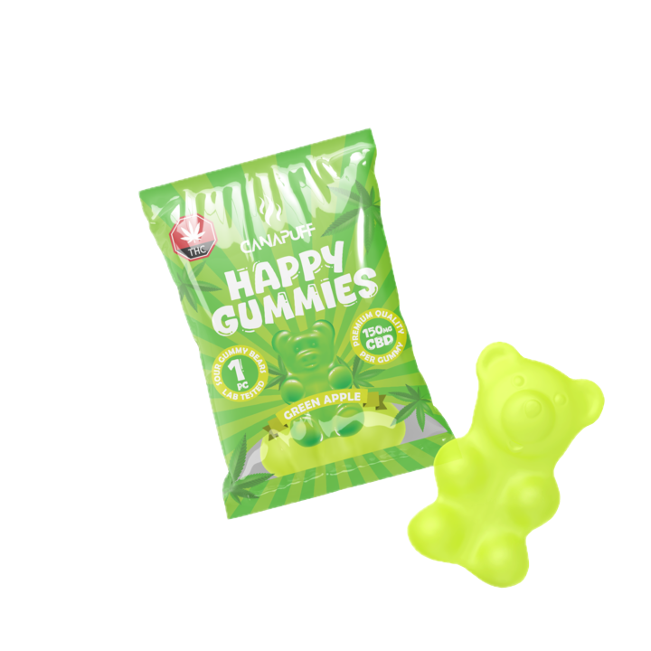 CBD Gummibärchen Grüner Apfel