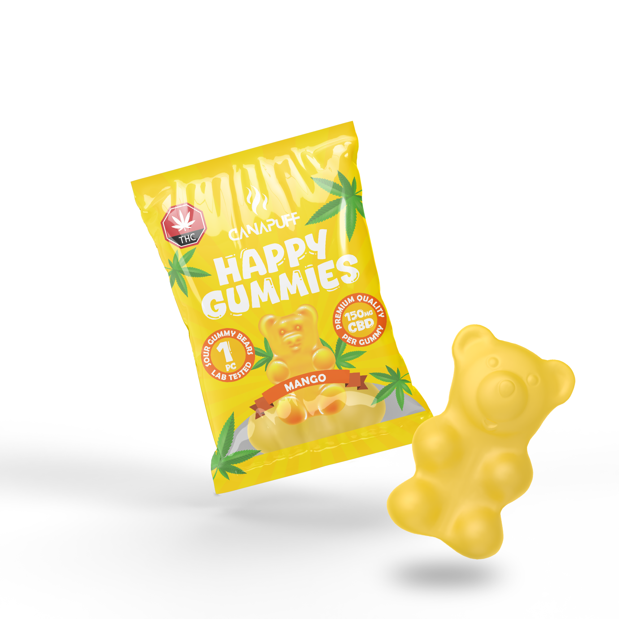 Canapuff - CBD Gummibärchen - Mango