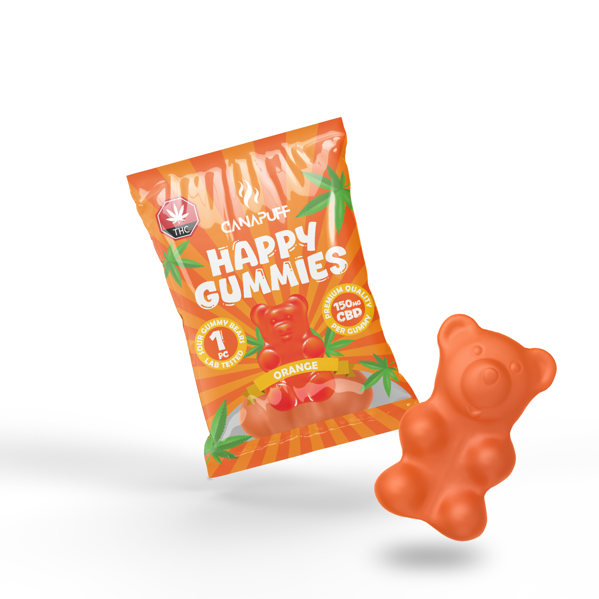 Canapuff - CBD Gummibärchen - Orange