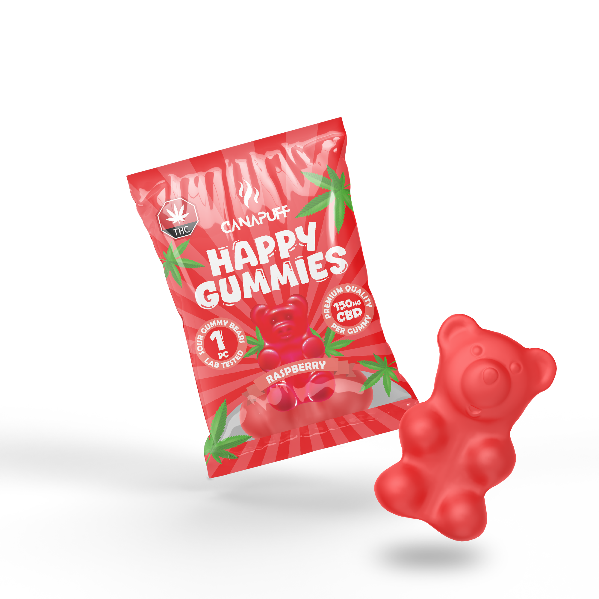 Canapuff - CBD Gummibärchen - Himbeere