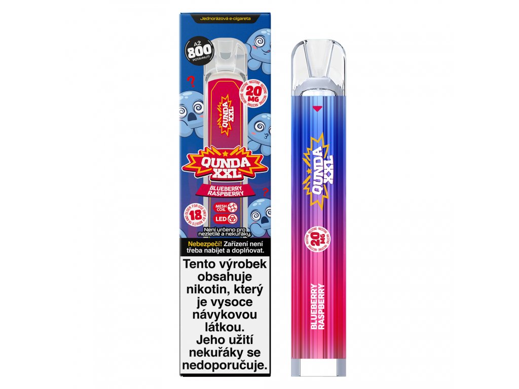 Qunda XXL Blueberry Raspberry - Nikotin Vape