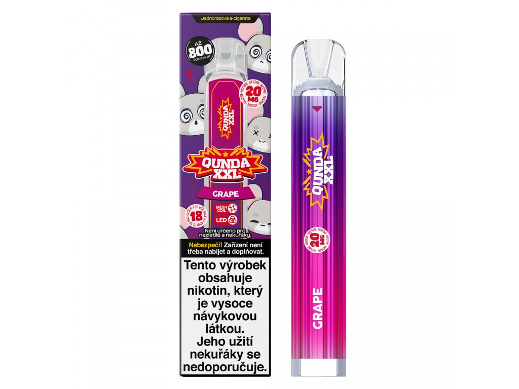 Qunda XXL Grape - Nikotin Vape