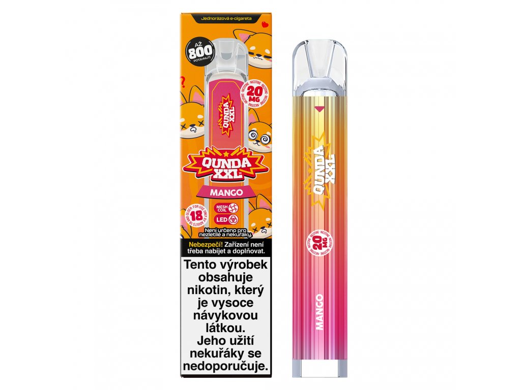 Qunda XXL Mango - Nikotin Vape