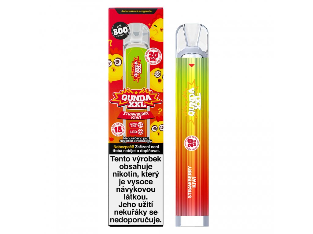 Qunda XXL Strawberry Kiwi - Nikotin Vape