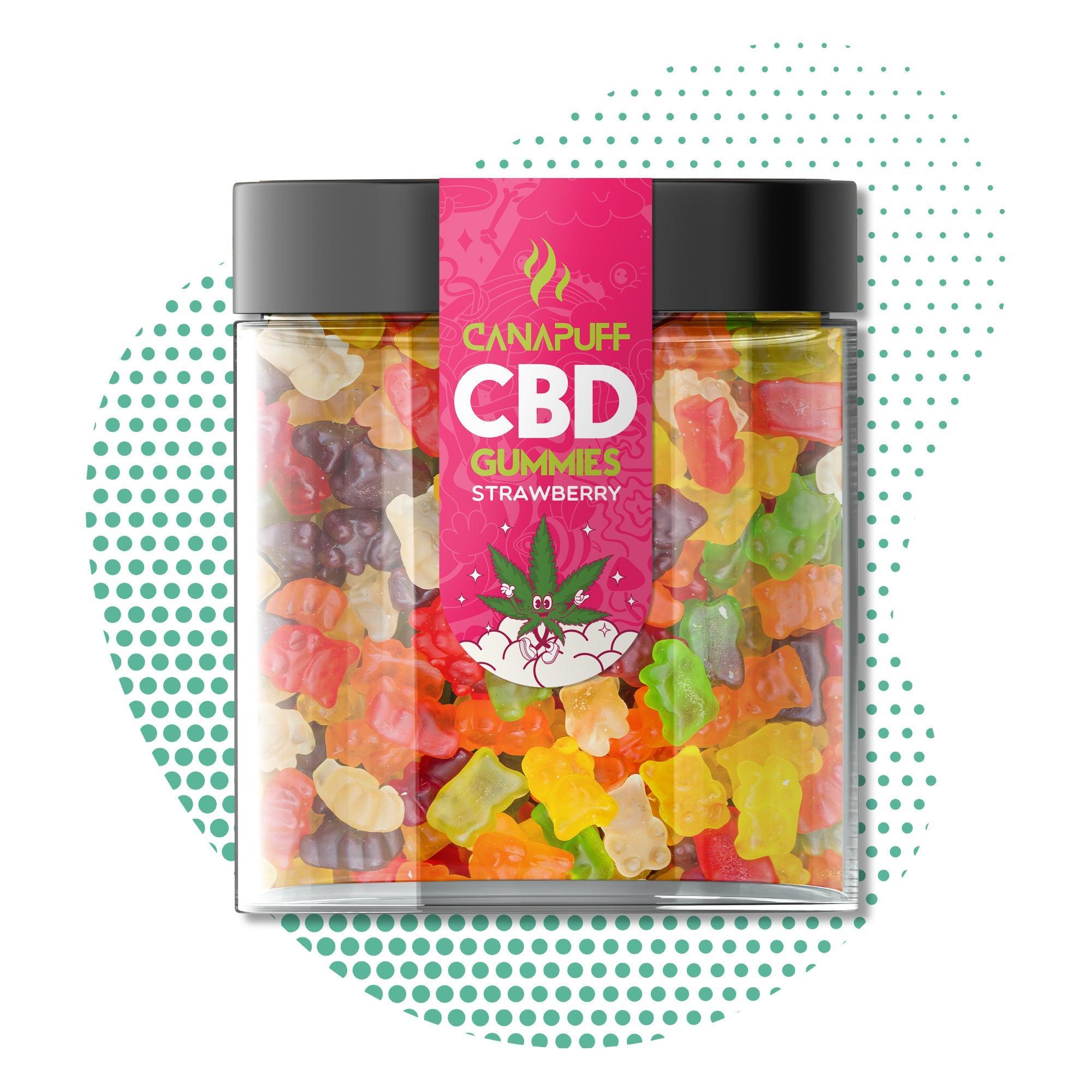Canapuff - CBD Gummies - Strawberry-Canapuff
