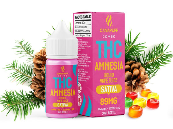 THC Liquid 89mg Amnesia, starke Potenz & krftiger THC Liquid 89mg Amnesia, starke Potenz & krftiger