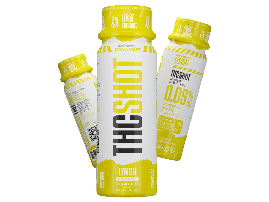 Canapuff THC SHOT - Lemon 60ml 