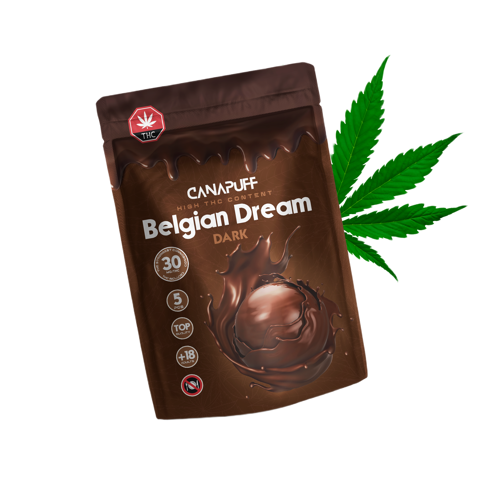 THC-Zartbitterschokolade