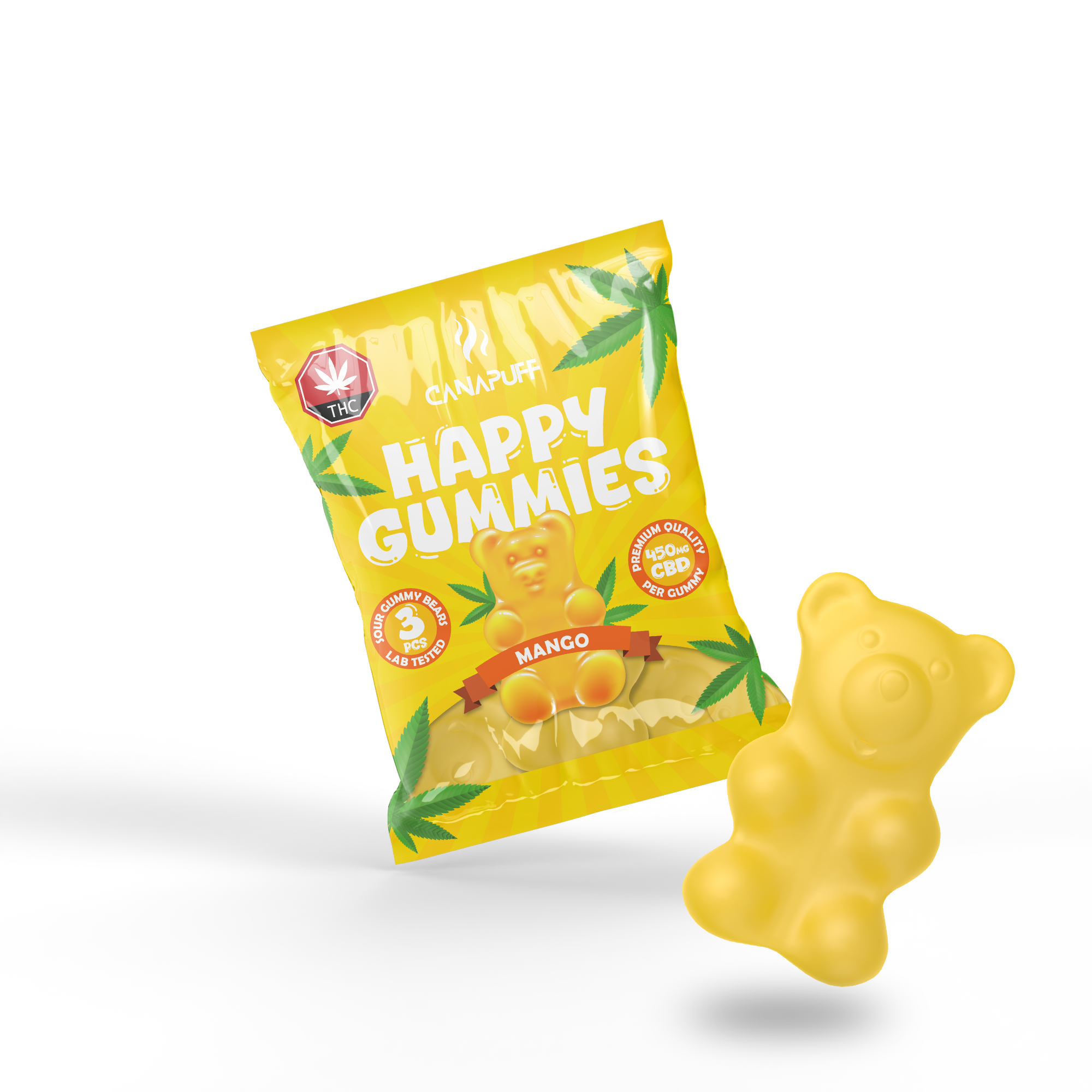 Canapuff - CBD Gummibärchen - Mango