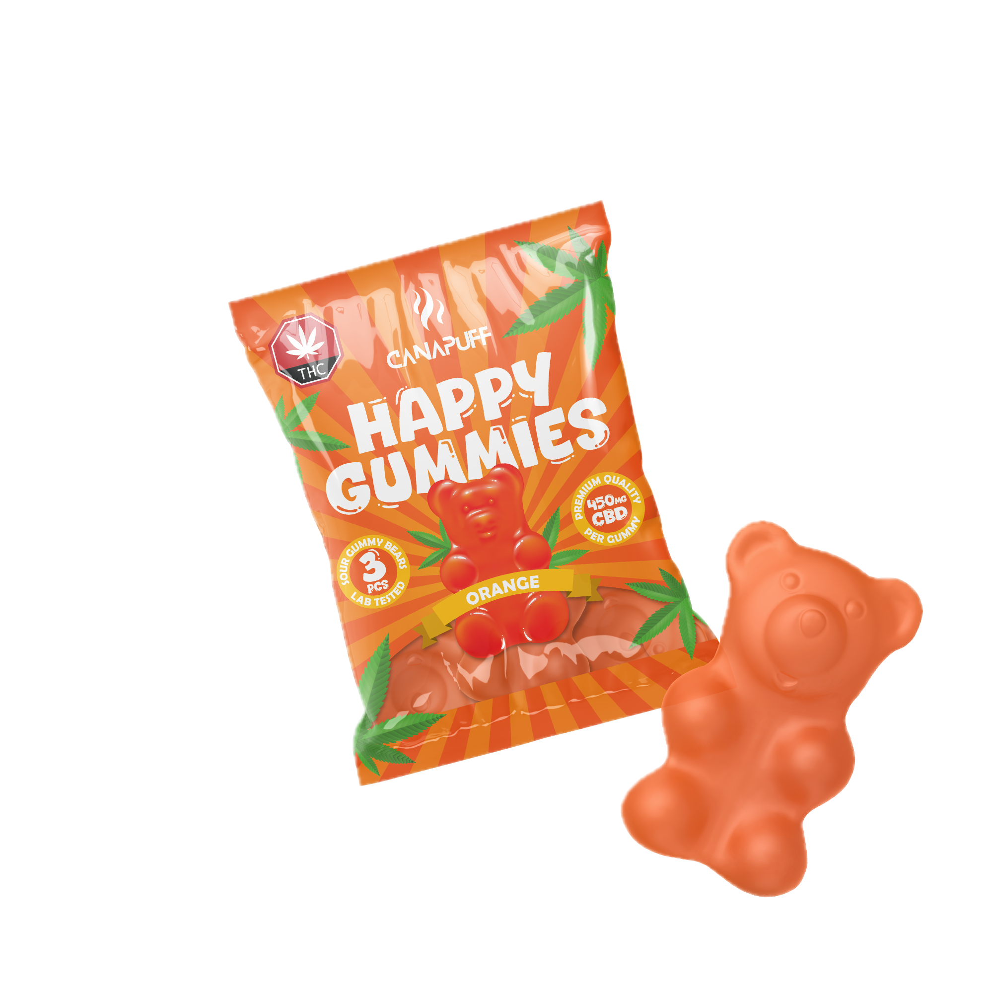 CBD Gummibärchen Orange