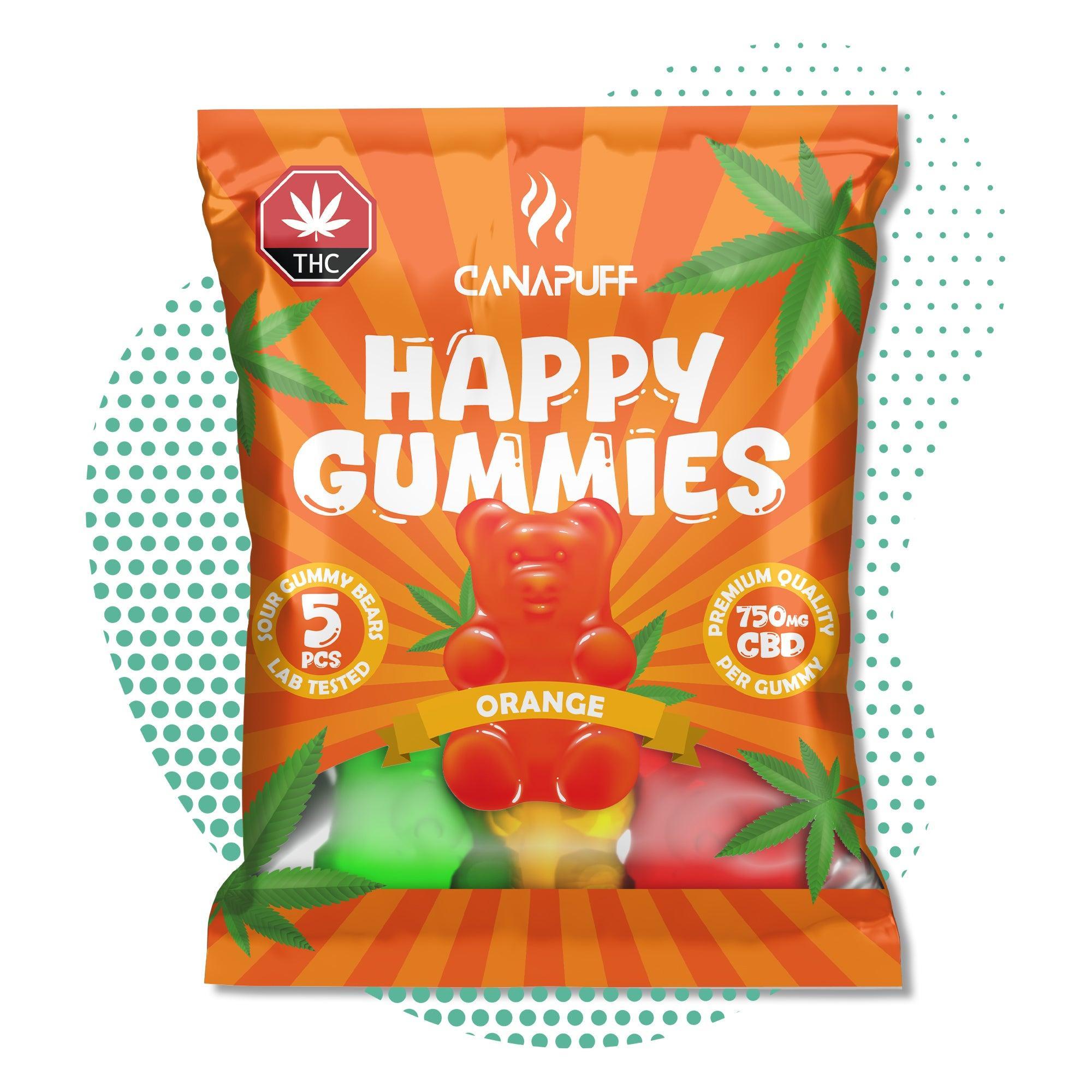 Canapuff - CBD Gummibärchen - Orange-Canapuff