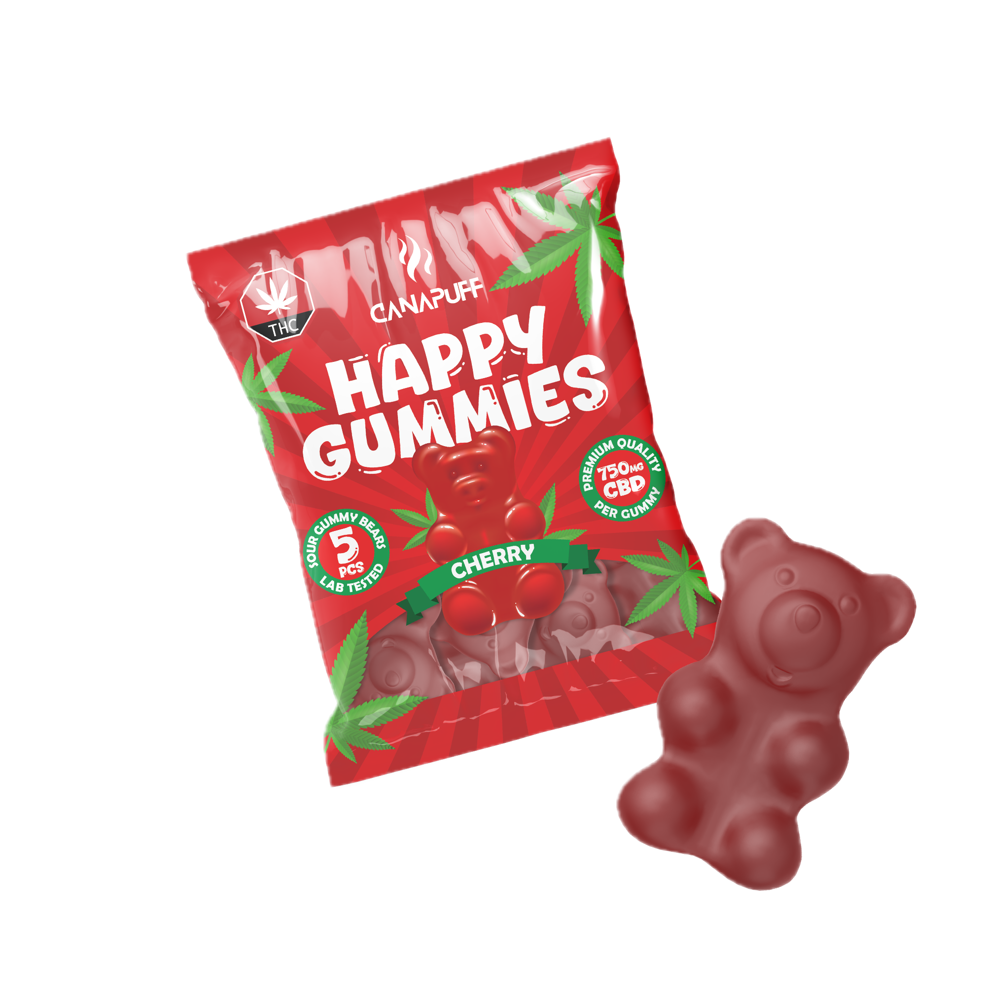 CBD Gummibärchen Kirsche