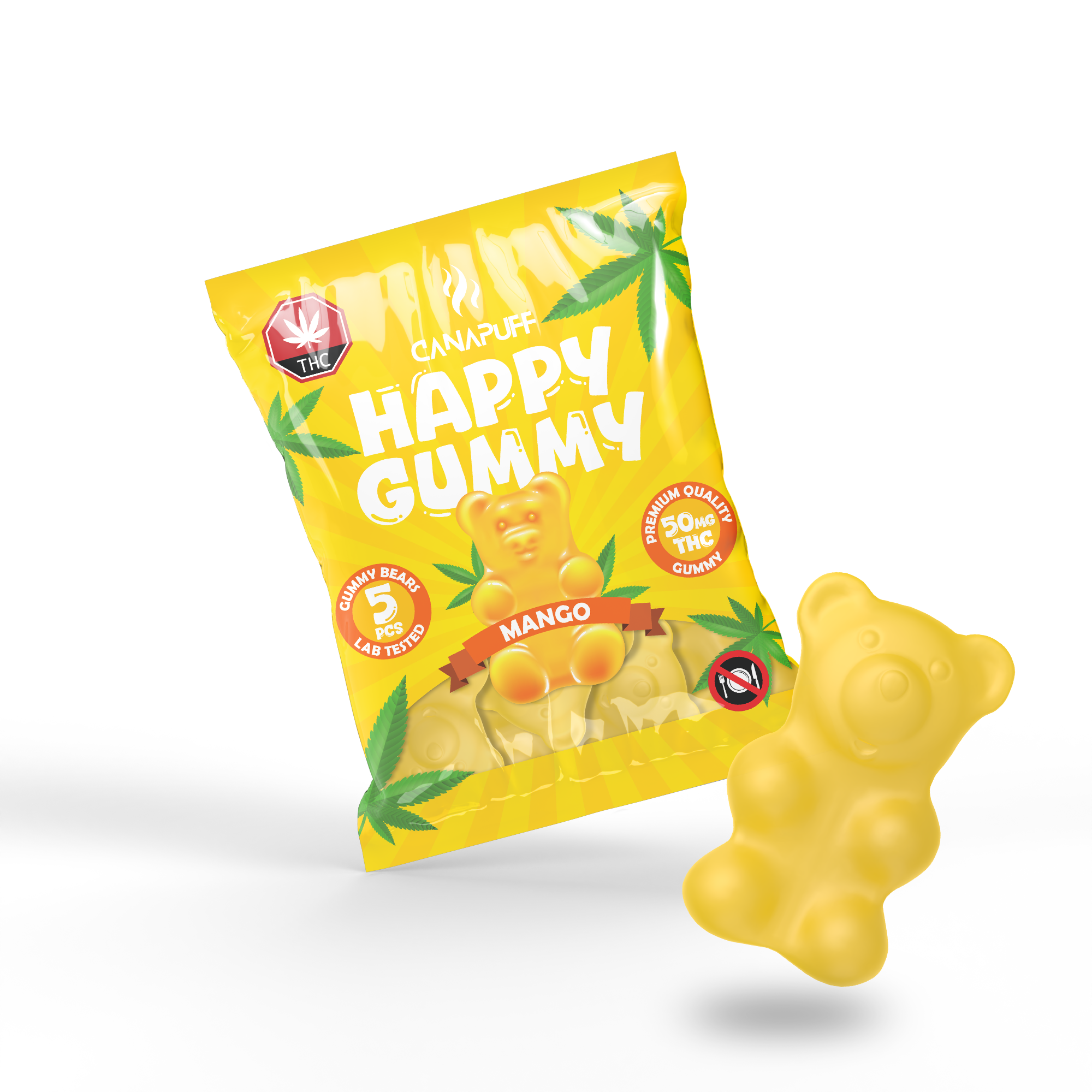 THC Gummibärchen - Mango