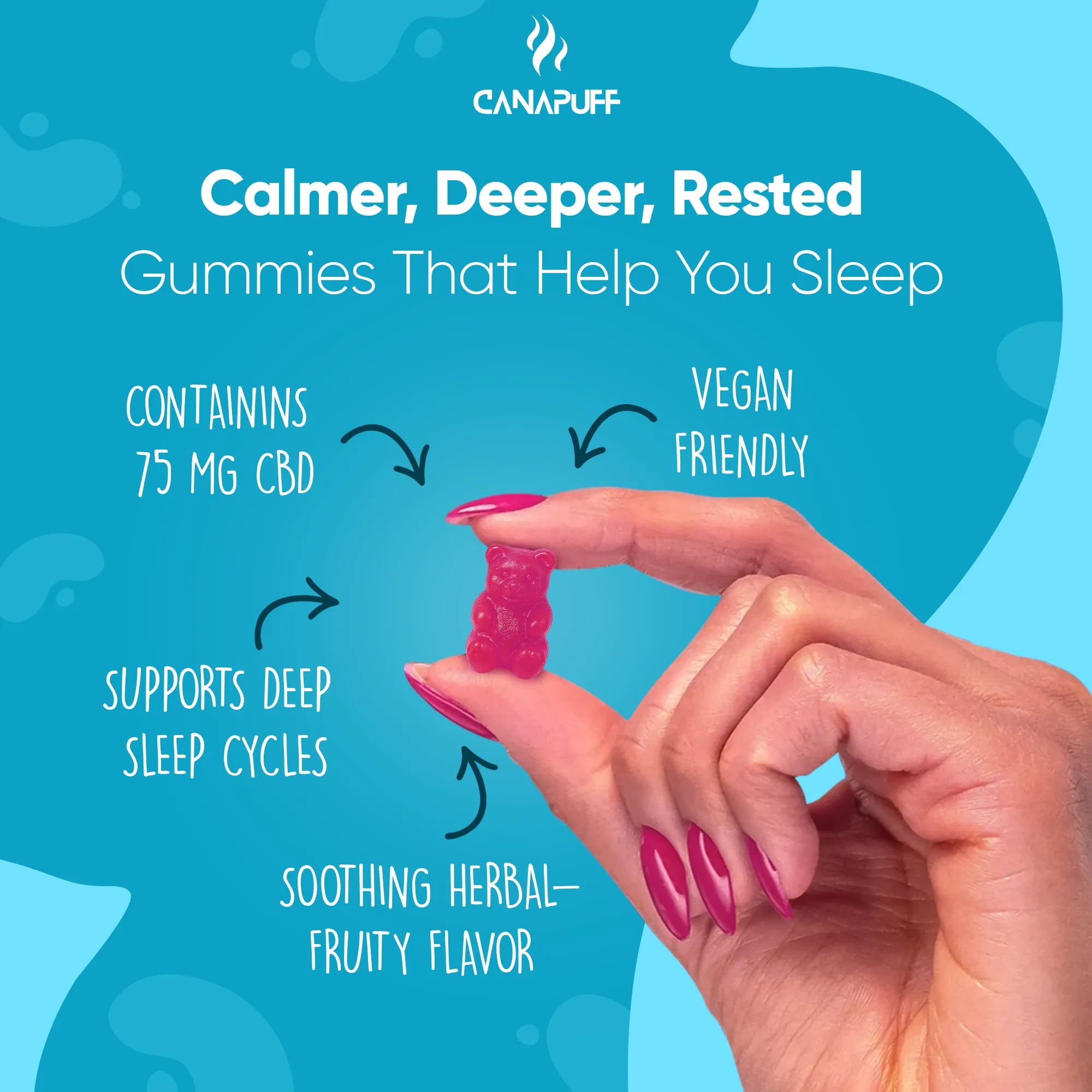 Canapuff - CBD Gummies - Rest