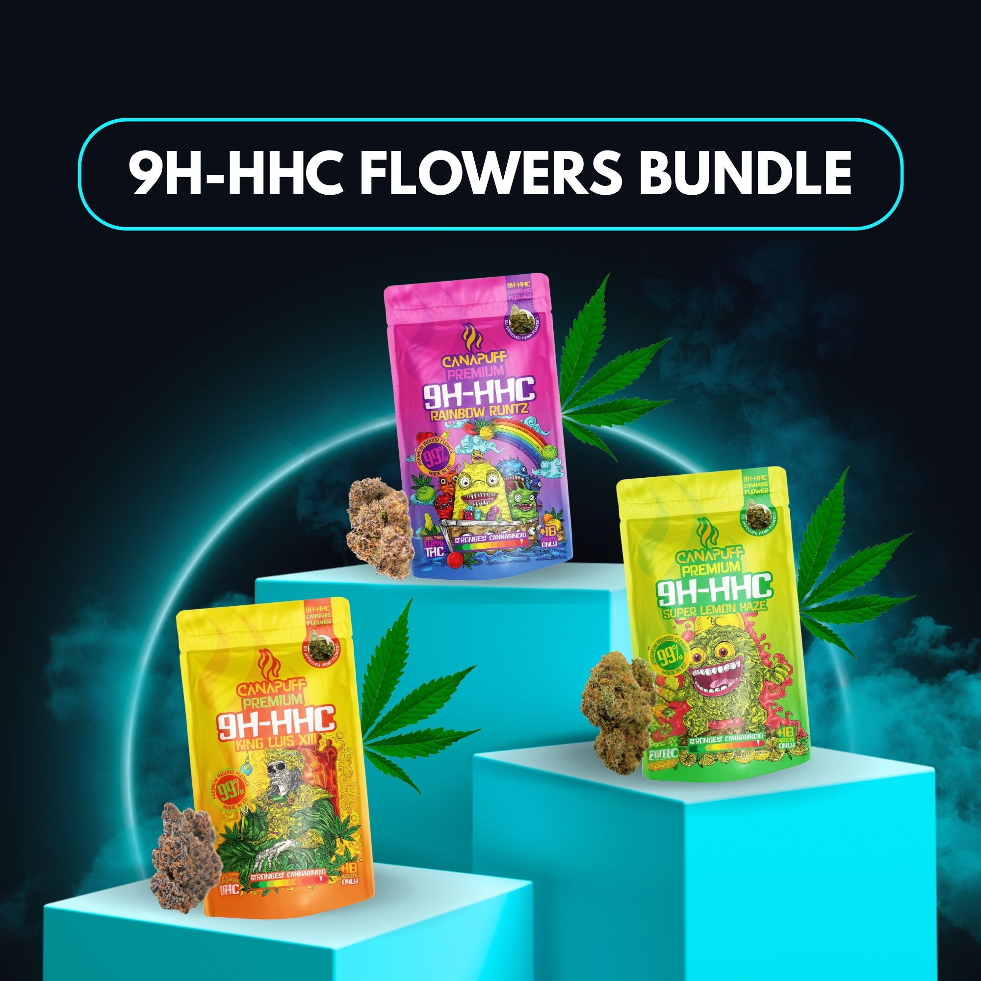 9H-HHC Blüten Weihnachten Bundle (3x1g)