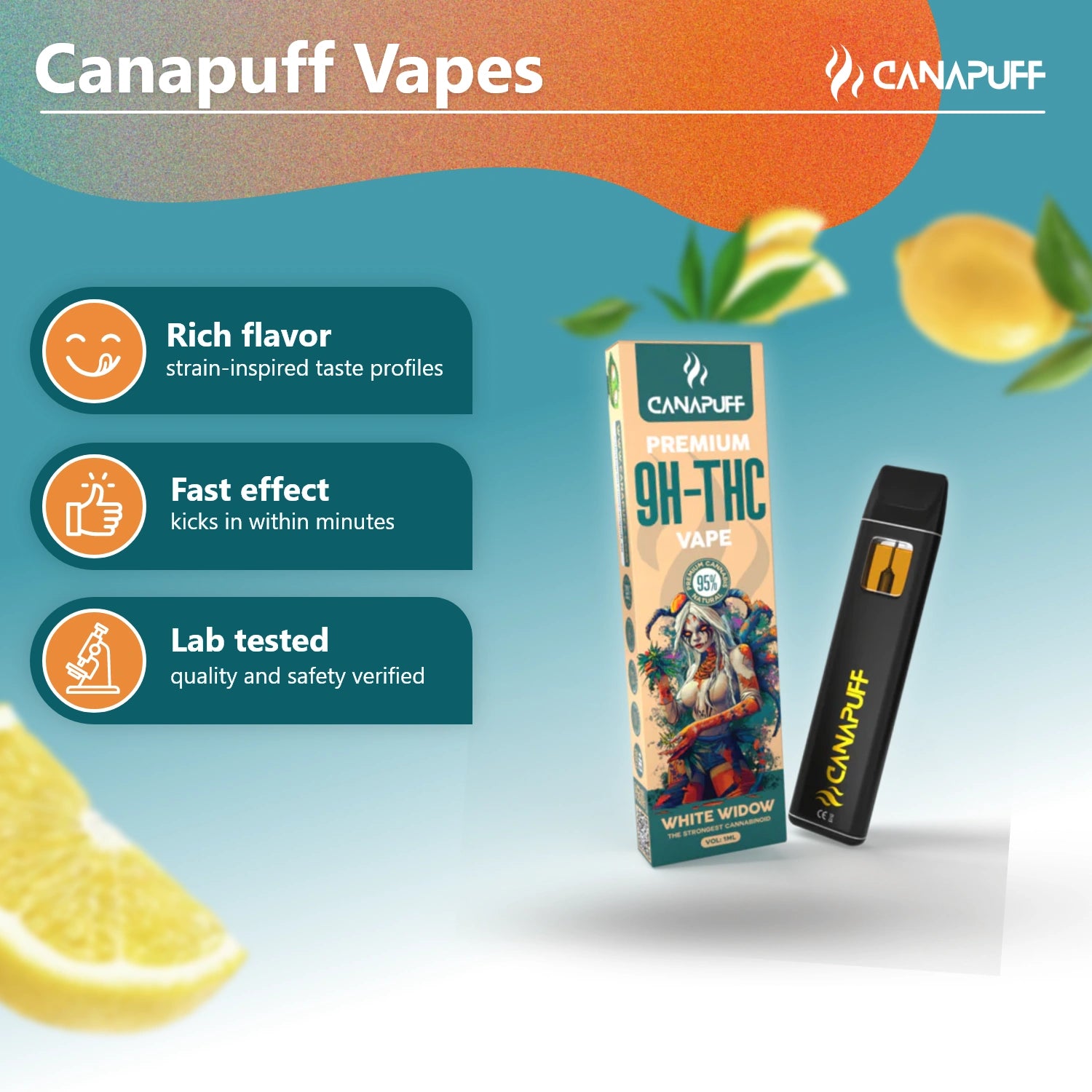 White Widow 10-OH-THC - Canapuff - Vape - 1ml