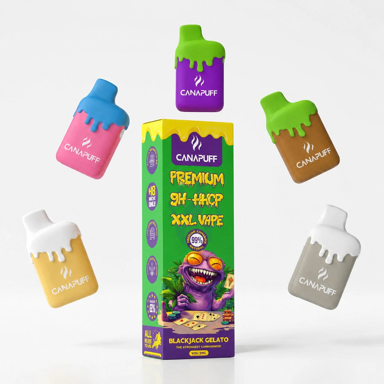 9H-HHCP XXL Vape Blackjack Gelato 99% 2ml