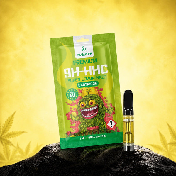Cartuș Canapuff 9H-HHC Super Lemon Haze, 1 ml, concentrație 95%