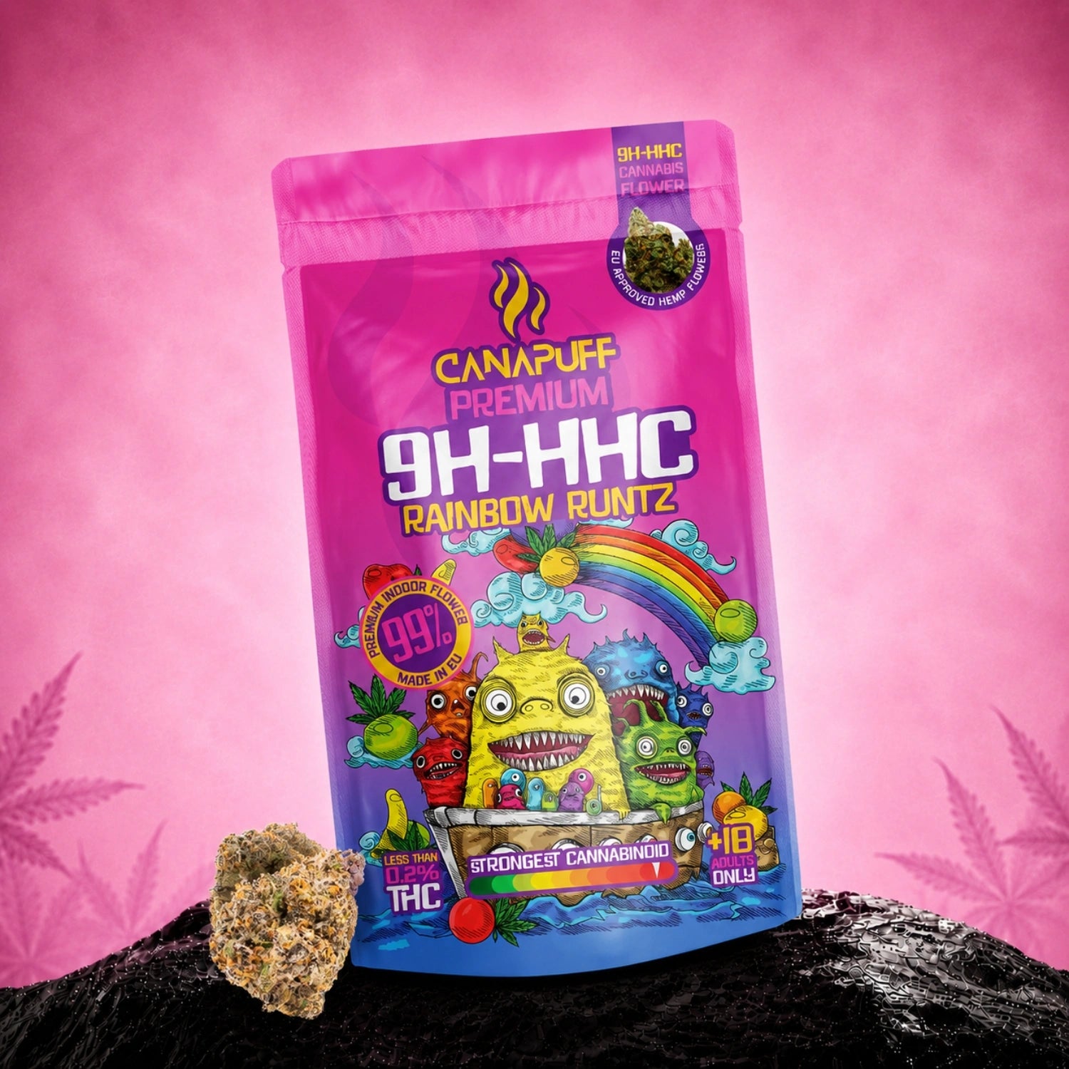 9H-HHC Blüten Rainbow Runtz 99%