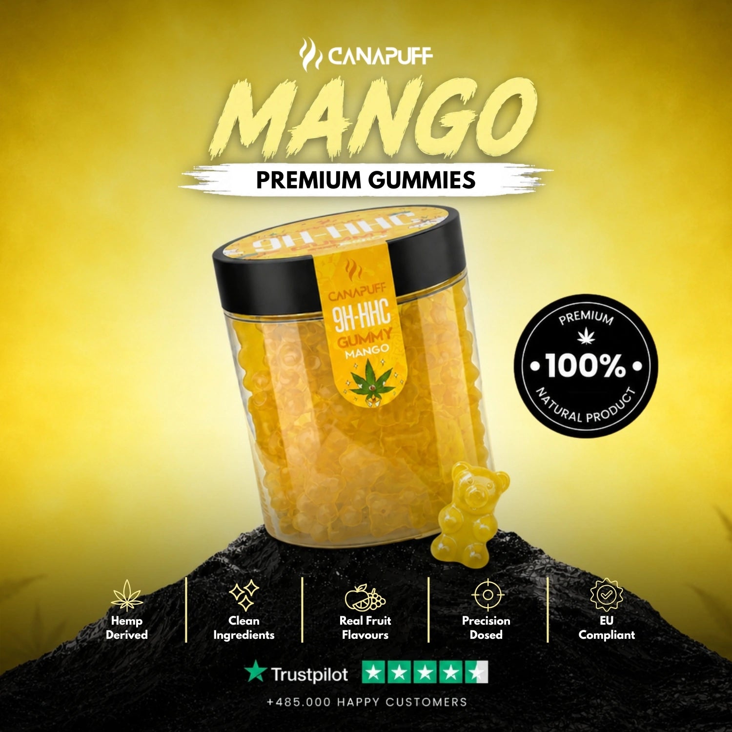 9H-HHC Gummibärchen Mango