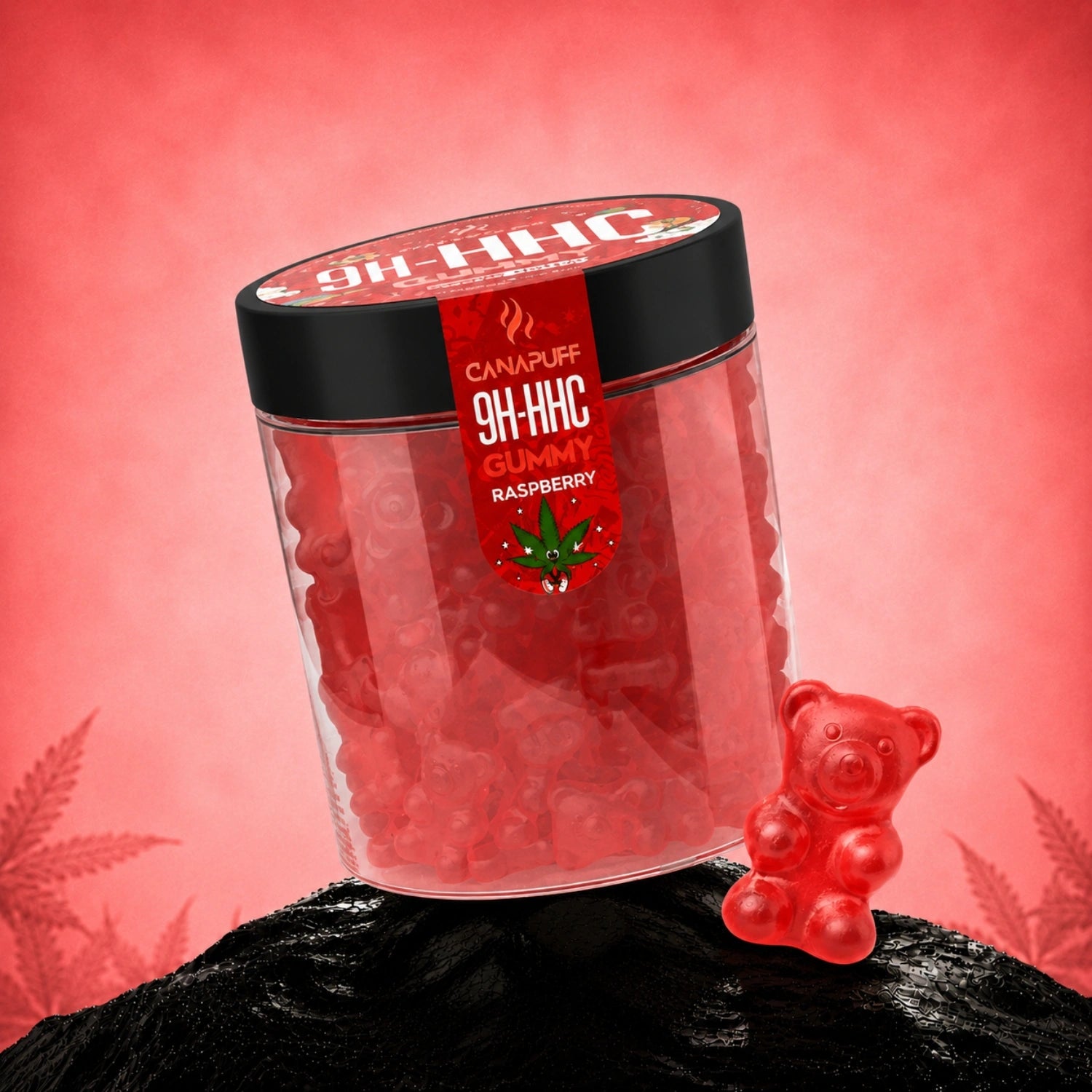 9H-HHC Gummibärchen Himbeere
