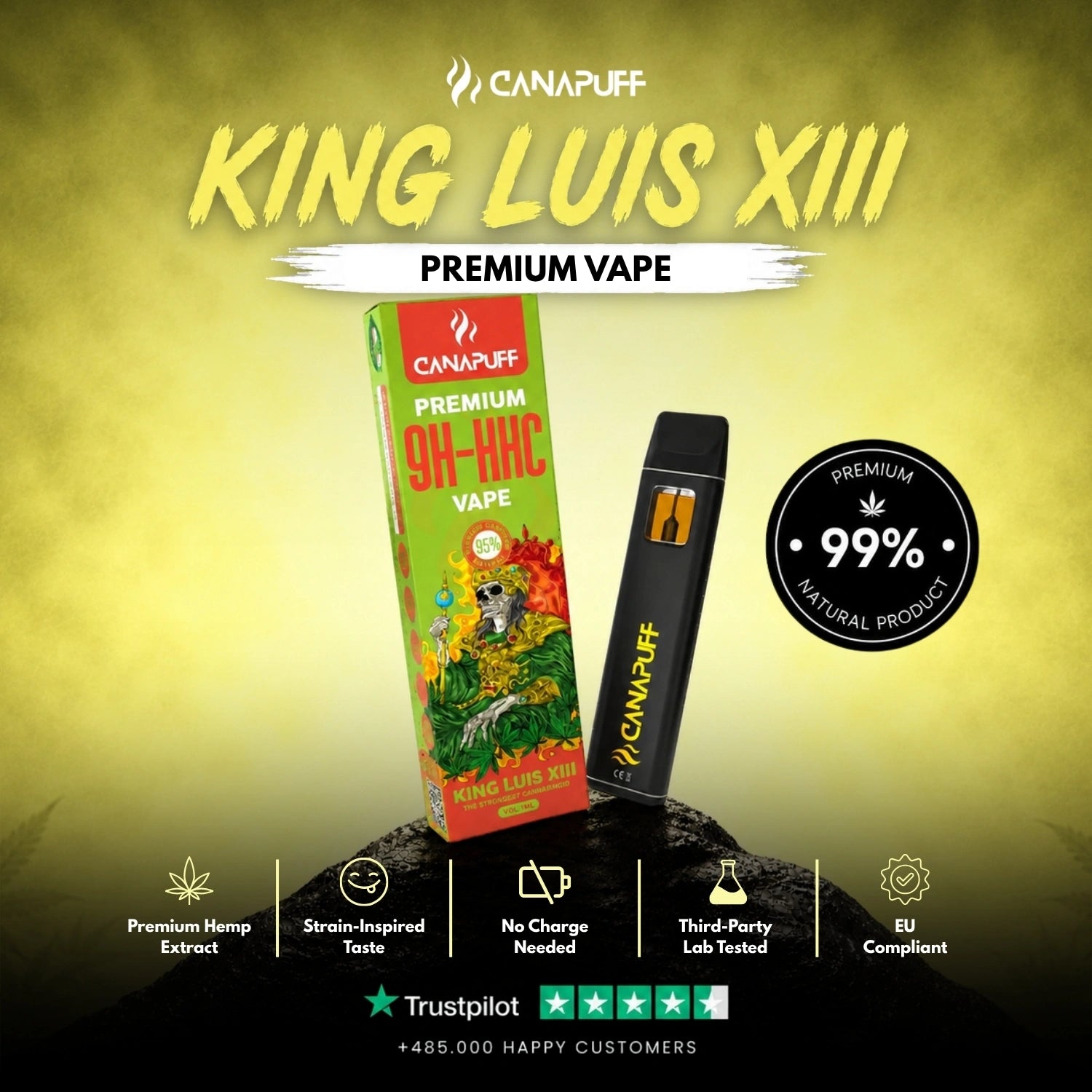 9H-HHC Vape King Luis XIII 95 % 1 ml